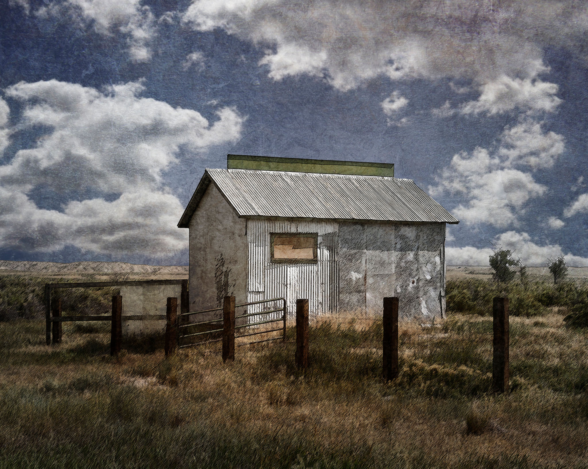 Corrugated Shack, Wyoming